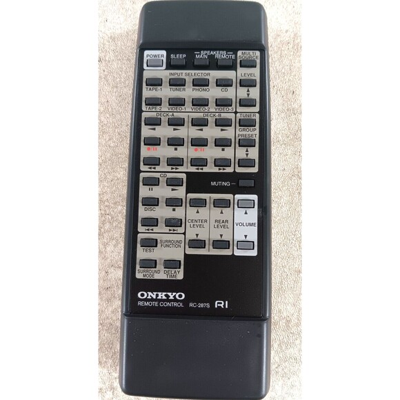 Onkyo Audio Remote Control ASV602 ASV620 ASV620V ASV640 AVF5065 OEM - Picture 1 of 6